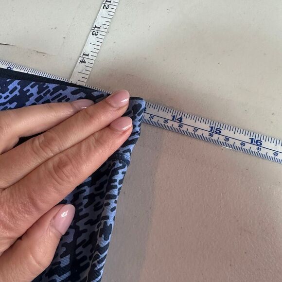 Nike Dri-FIT Essential Running‎ Crop Leggings 777168-486 Women's XS Small Blue - Picture 7 of 11